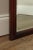 Queen Anne Style Solid Mahogany Keyhole Wall Mirror For Sale - Image 9 of 12