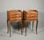 Wood Vintage French Oak Bedside Tables, 1950s, Set of 2 For Sale - Image 7 of 16