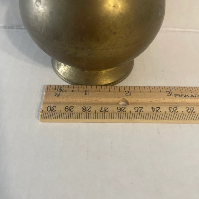Small Brass Vase For Sale In Dallas - Image 6 of 6