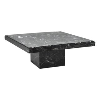 Ello Black Marble Coffee Table For Sale