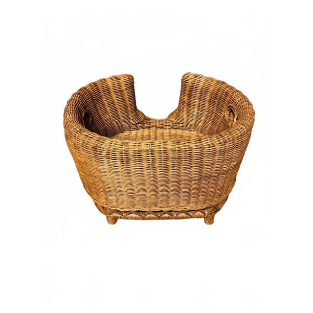 Vintage Wicker Rattan Pet Bed For Sale In Jacksonville, FL - Image 6 of 11