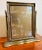 Antique 1920’s, art deco style, tabletop wooden picture frame. Made for an 7” x 9.5” picture. Original bronze / gold paint.