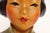 Army Green Vintage Chinoiserie Asian Chalkware Bust of a Woman After Esther Anna Hunt For Sale - Image 8 of 15
