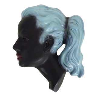 Cortendorf Wall Mask by Albert Strunz, 1950s For Sale