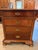 Mid-20th Century Chippendale Style Mahogany Partners Executive Desk With Embossed Leather Top, Circa 1950s For Sale In Indianapolis - Image 6 of 18