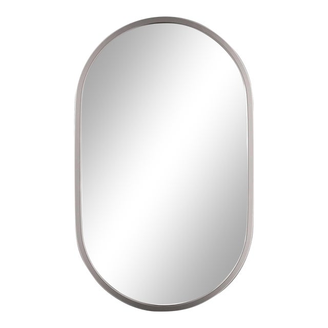 Regina Andrew Canal Mirror, Polished Nickel For Sale
