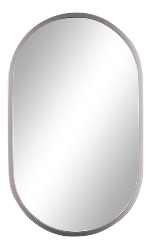 Regina Andrew Canal Mirror, Polished Nickel