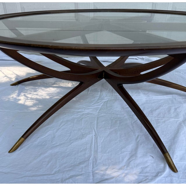 Mid 20th Century Danish Mid Century Modern Spider Leg Coffee Table For Sale - Image 4 of 10