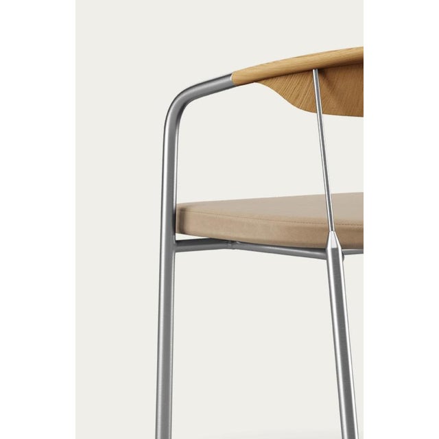 Chairman Chair in Oak with Upholstery in Lime by Henrik Tengler for One Collection For Sale - Image 9 of 14