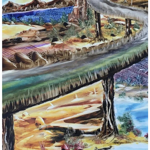 Angelo Donadoni, La Direction, 1992, Oil on Wood, Framed For Sale - Image 4 of 9