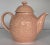 Majolica Style Blush Pink Woodland Berry and Fruit Motif Tea Pot After Bordallo Pinheiro For Sale - Image 10 of 10