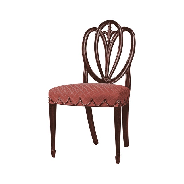 Hepplewhite Style Chairs - A Pair For Sale - Image 4 of 5