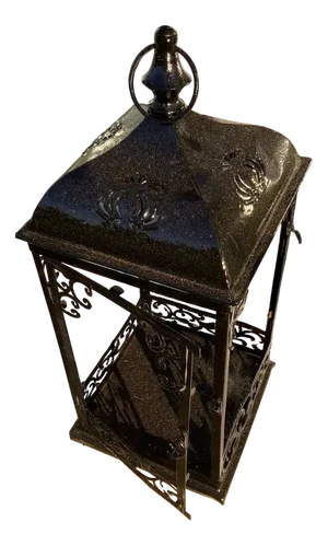 Lantern in Glass and Metal