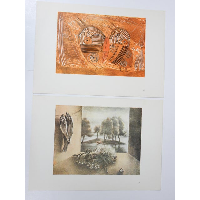 1977 Third Tallinn Graphic Triennial Portfolio of 22 Abstract Lithographs For Sale - Image 16 of 17
