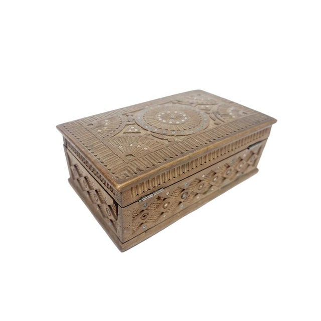 Vintage Hucul Wooden Box, 1920s For Sale - Image 3 of 16