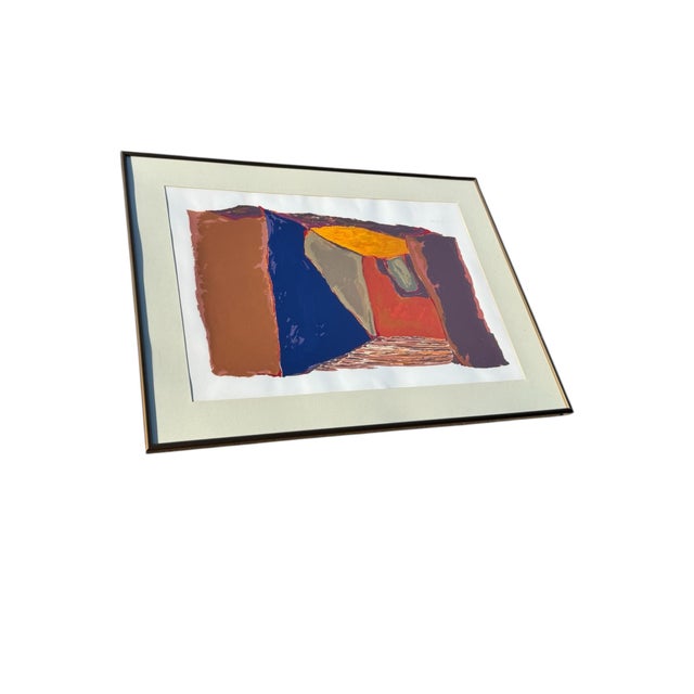 Mid 20th Century Mid 20th Century William F (Bill) Tull Untitled Printers Proof Lithograph, Framed For Sale - Image 5 of 12
