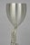 Silver Vintage Royal Order of Jesters Figural Pewter Metal Award Goblet Chalice For Sale - Image 8 of 17