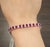 Modern 14.11 Ct Natural Burma Ruby & Diamond Bracelet For Sale - Image 3 of 9
