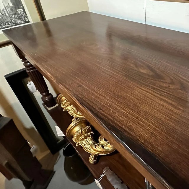 Anglo Indian Rosewood Dining / Library Table For Sale - Image 9 of 16
