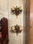 Gothic Gothic Brass Wall Sconces -a Pair For Sale - Image 3 of 8