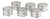 Vintage English Silver Napkin Rings, 1933, Set of 6 For Sale