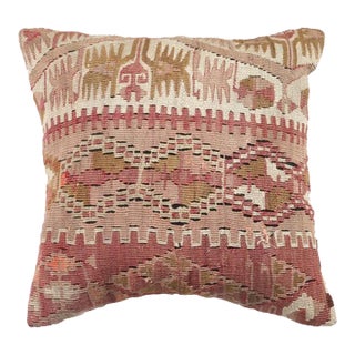 Handmade Kilim Rug Pillow Cover For Sale