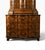 Antique 18th C Baroque Burl Wood Tabernacle Writing Cabinet.