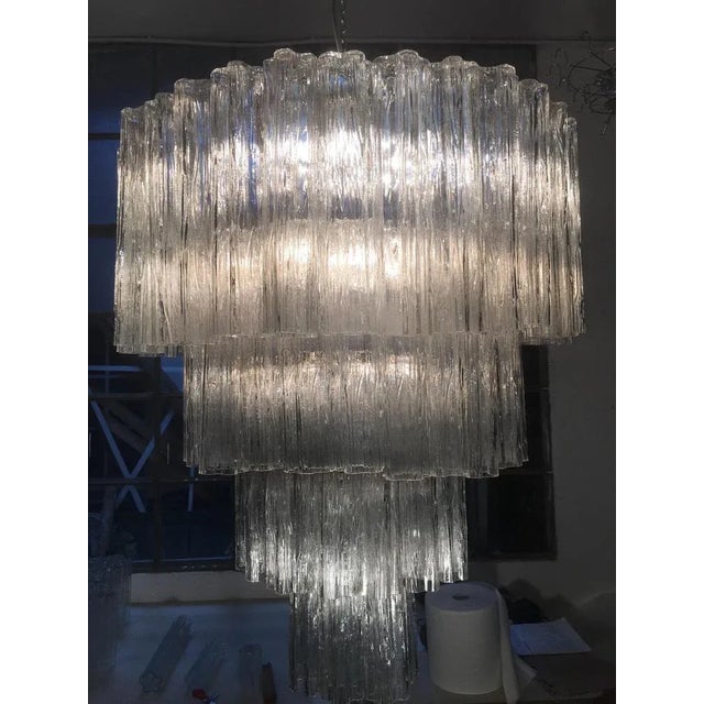 Italian Tronchi Chandeliers, 1990s, Set of 2 For Sale - Image 12 of 13