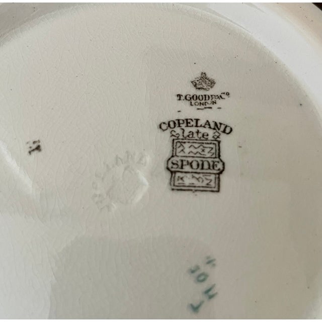 Antique White Copeland Spode 2 Piece Berry Strainer C. 1890 for T Good & Co London For Sale - Image 8 of 8