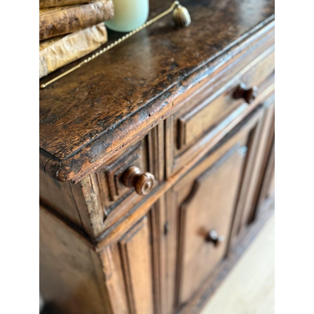17th c. Walnut Italian Sideboard For Sale - Image 4 of 11