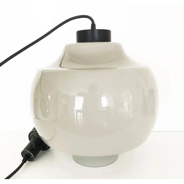 Vintage Grey Pendant Lamp by Massimo Vignelli, 1960s For Sale - Image 4 of 5