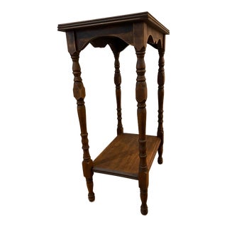 1930s Rustic Colonial Side Table For Sale