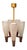 Tan Chandelier by Pietro Chiesa for Fontana Arte, 1935 For Sale - Image 8 of 8