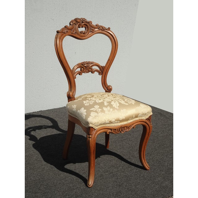 Gorgeous Chair in Condition. Solid and Firm. Wear is usual for its age. Please study the photos and ask questions. Overall...