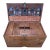 Antique Victorian Travelling Cleric's Teak Trunk For Sale