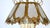 1930s Antique French Brass and Glass Chandelier from Unbekannt, 1930s For Sale - Image 5 of 10