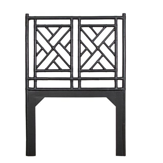 David Francis Chippendale Platform Bed Twin, Black For Sale - Image 4 of 6