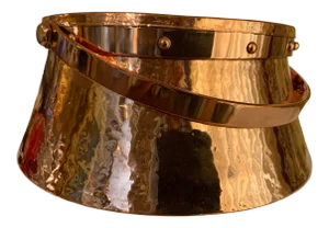 Antique 1900s French Copper Bucket Pot