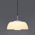 White Pendant Light in Chromed Metal, Methacrylate and White Glass, 1960s For Sale - Image 8 of 13