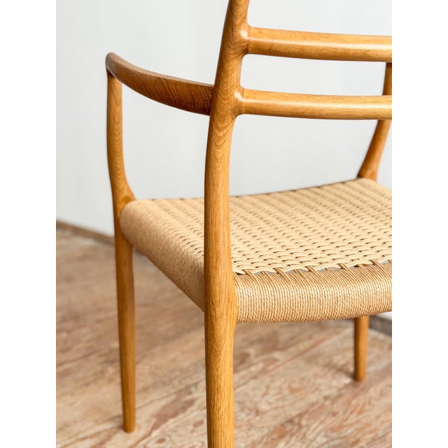 Mid-Century Modern Danish Model 62 Armchair in Oak by Niels O. Møller for J.L. Møllers, 1960s For Sale - Image 17 of 18