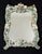White Antique Mirror in Polychrome Capodimonte Porcelain, Early 20th Century For Sale - Image 8 of 8