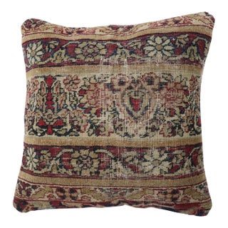 Persian Kerman Rug Pillow For Sale