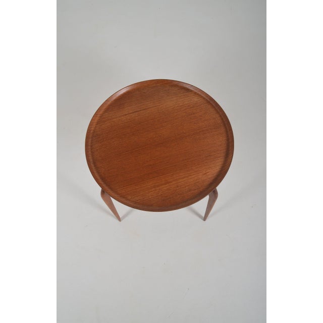 Teak Side Table by Engholm and Willumsen for Fritz Hansen, 1960s For Sale - Image 6 of 9