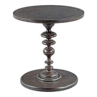Montecito Side Table in Black For Sale