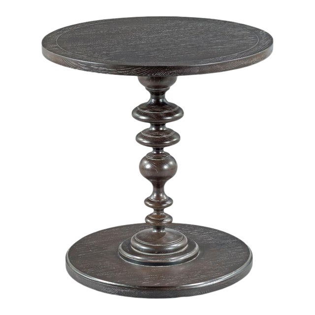 Montecito Side Table in Black For Sale