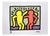 After Keith Haring, Best Buddies, High End Offset Print, 1970s, Ink & Paper For Sale