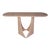 Manchot Travertine Console Table 35.4"h For Sale