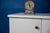 Art Deco Retro Cabinet with Painted Wooden Shelves, 1940s For Sale - Image 10 of 18