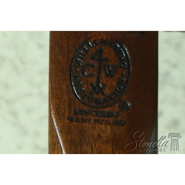 Set of 8 Stickley Colonial Williamsburg Mahogany Dining Room Chairs For Sale - Image 10 of 13