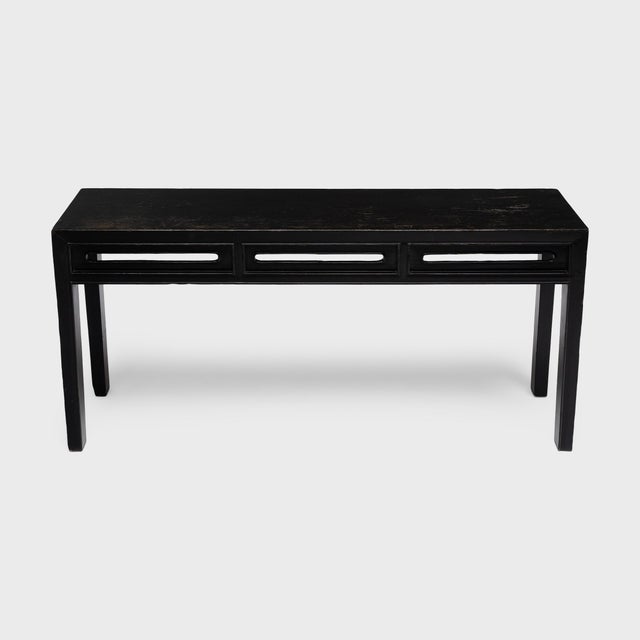 Chinese Ellipse Console Table, C. 1850 For Sale - Image 4 of 6